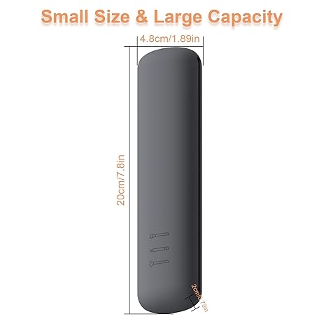 Large Travel Makeup Brush Holder with 4Pcs Makeup Brushes