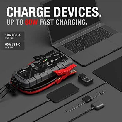 🔥LAST DAY 49% OFF & Free Shipping💥- Boost X GBX155 4250A Jump Starter for 10.0L Gasoline and 8.0L Diesel Engines